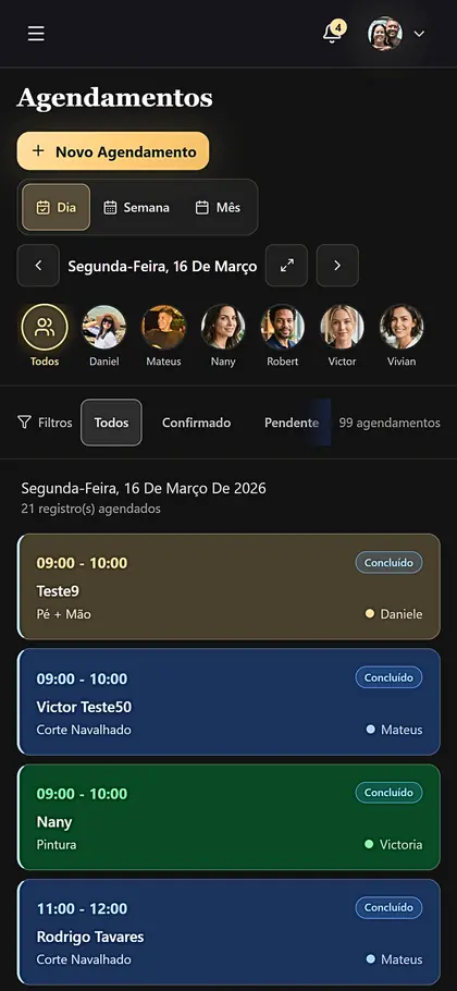 Calendário AgendaLuxe